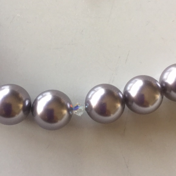 Vintage Sterling necklace size 20”Swarovski. - Picture 8 of 8